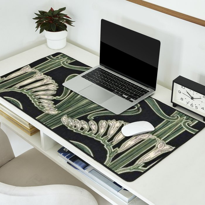 Art Nouveau Botanical Desk Mat Gallery Image 2