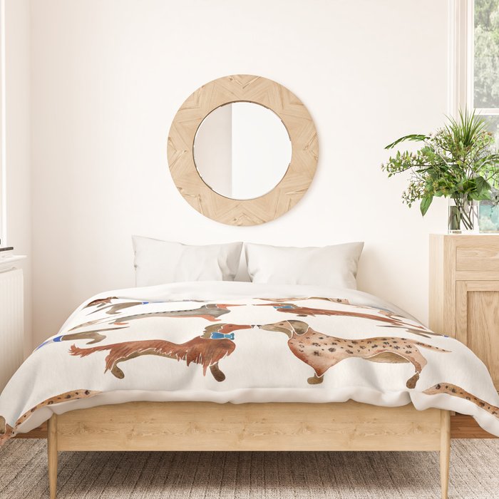 Dachshunds Duvet Cover Gallery Image 3