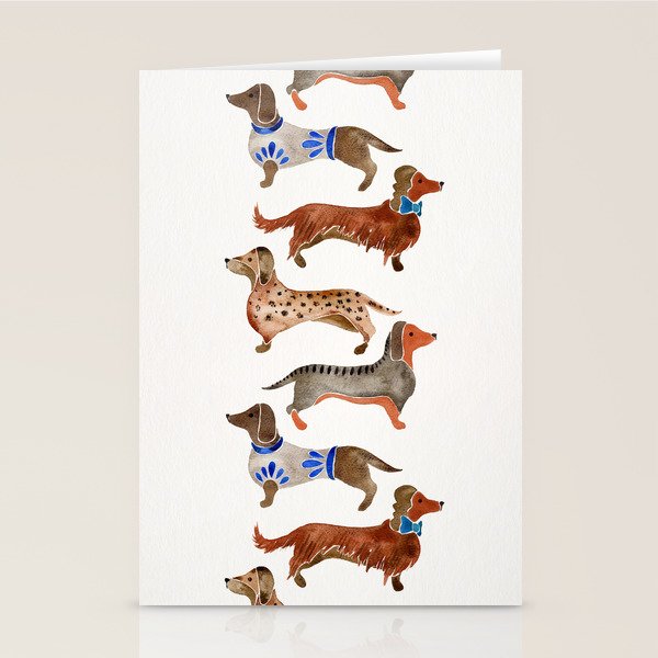 Dachshunds Stationery Card Gallery Image 1