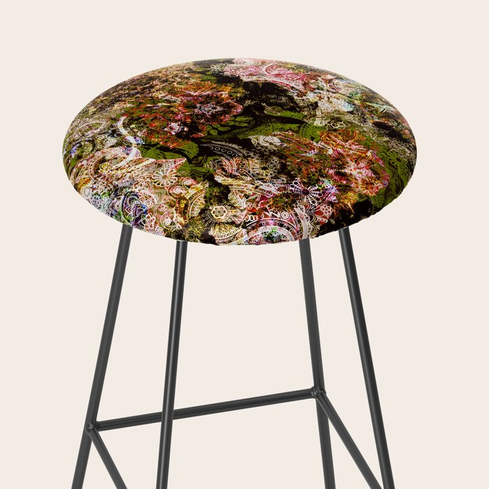 Cashmere Pattern Stool Gallery Image 2