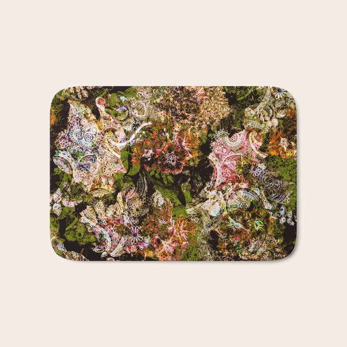 Cashmere Pattern Bath Mat Gallery Image 1
