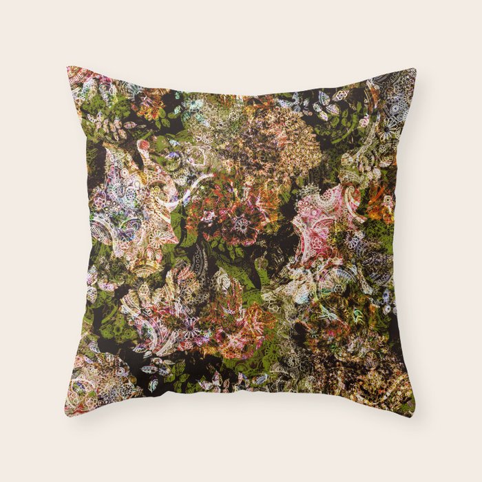 Cashmere Pattern Throw Pillow Gallery Image 6