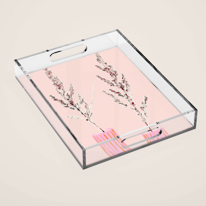 Plant based happyness Grasses 1 still life Acrylic Tray Gallery Image 1