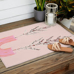 Plant based happyness Grasses 1 still life Outdoor Rug Gallery Image 2