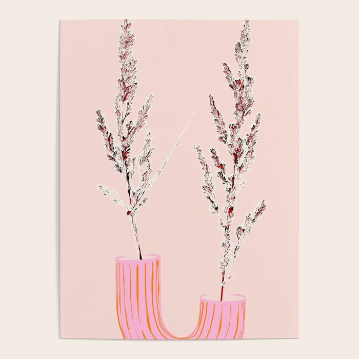 Plant based happyness Grasses 1 still life Poster Gallery Image 4