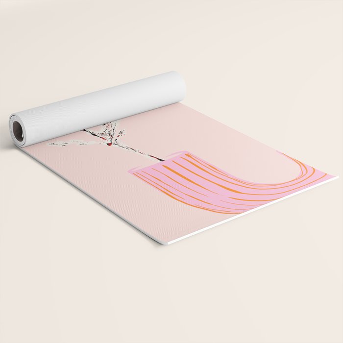 Plant based happyness Grasses 1 still life Yoga Mat Gallery Image 2