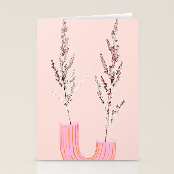 Plant based happyness Grasses 1 still life Stationery Card Gallery Image 2