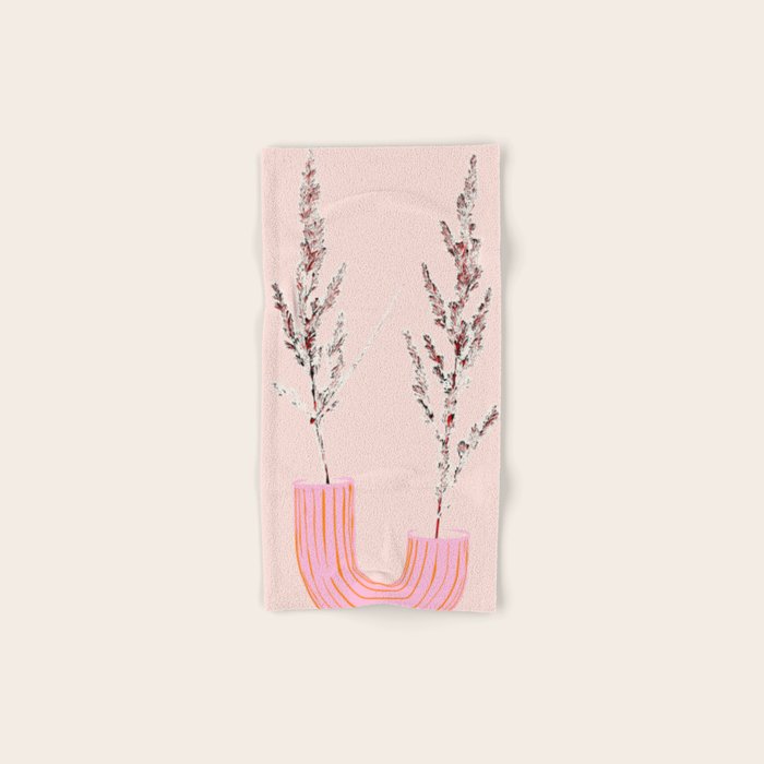 Plant based happyness Grasses 1 still life Bath Towel Gallery Image 1