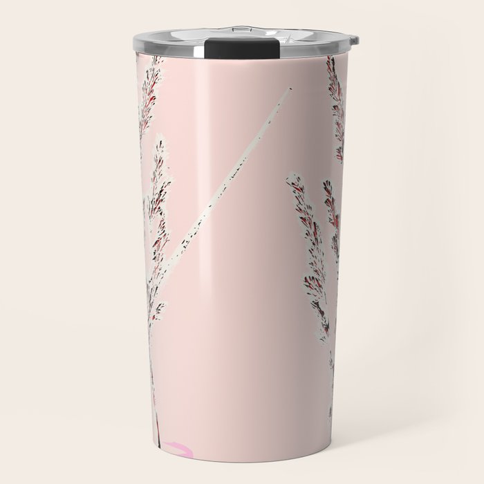 Plant based happyness Grasses 1 still life Travel Mug Gallery Image 1