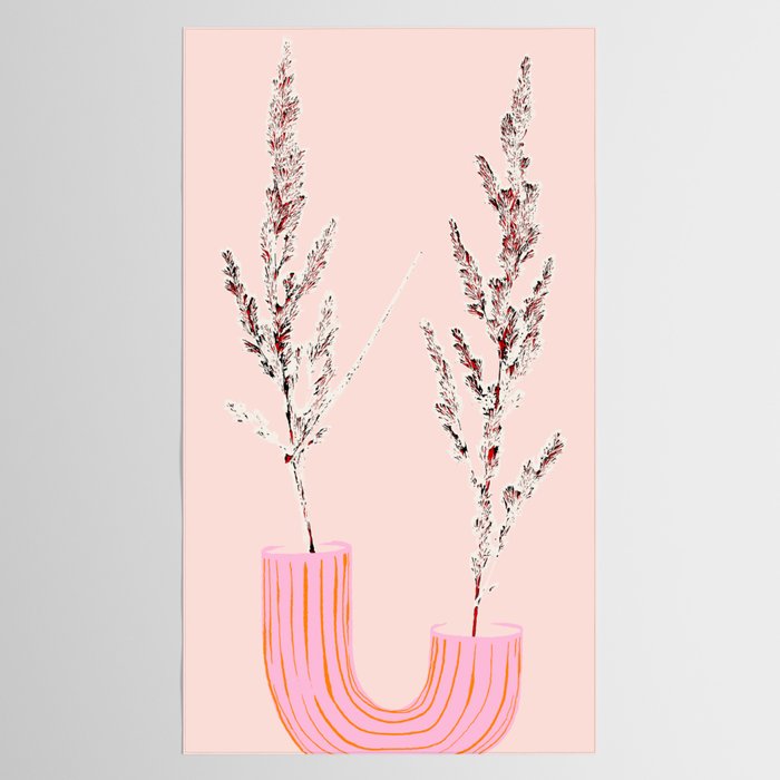Plant based happyness Grasses 1 still life Tablecloth Gallery Image 2