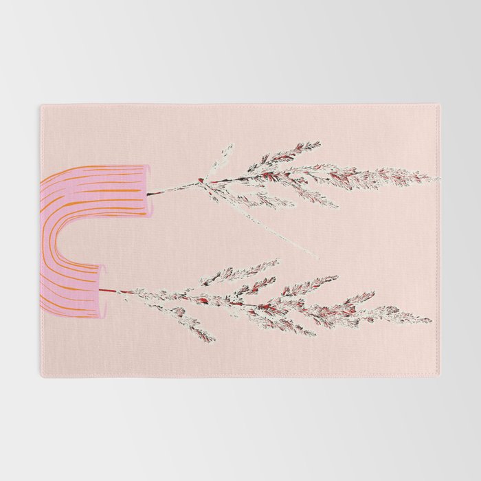 Plant based happyness Grasses 1 still life Rug Gallery Image 2
