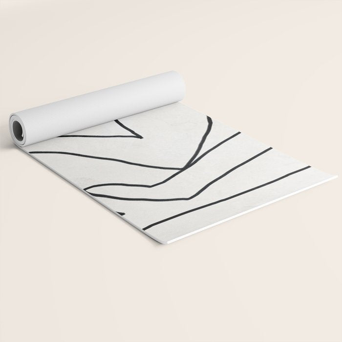 Abstract line art 2 Yoga Mat Gallery Image 2