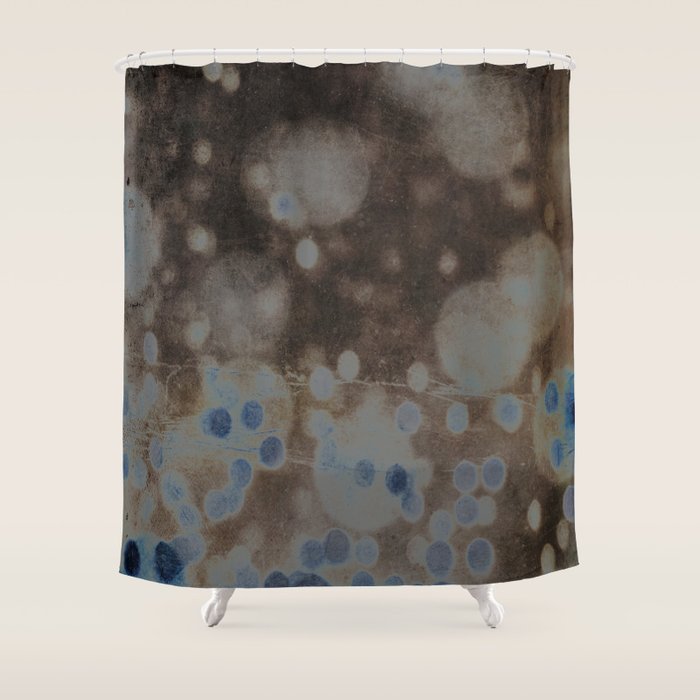 She Had Times When Her Soul Was Quiet and a Little Blue Shower Curtain Gallery Image 1