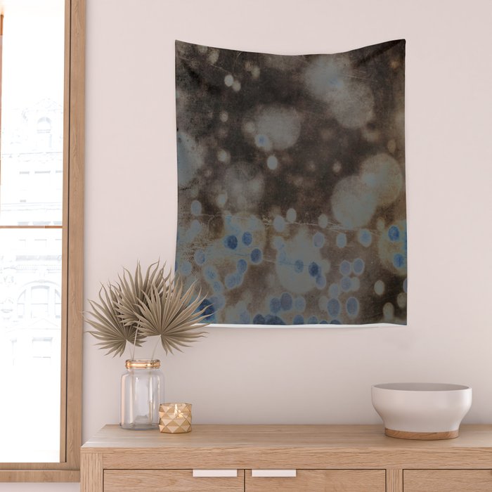 She Had Times When Her Soul Was Quiet and a Little Blue Wall Tapestry Gallery Image 2