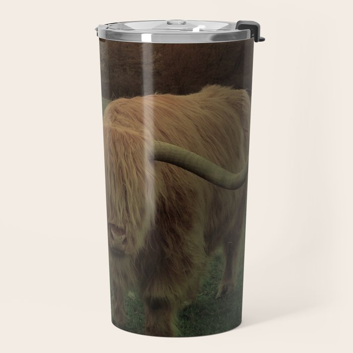 Scottish Highland Steer Travel Mug Gallery Image 2