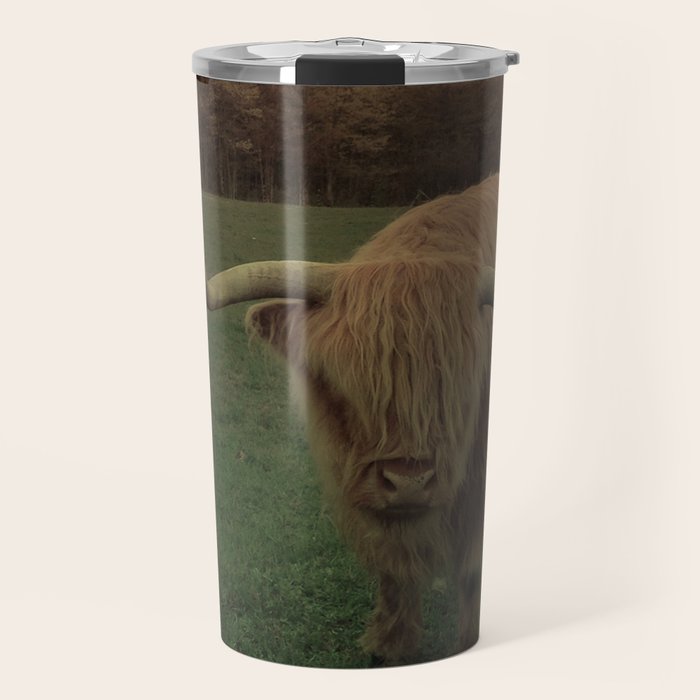 Scottish Highland Steer Travel Mug Gallery Image 1