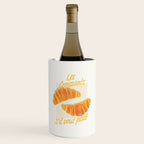 Croissants: Vintage Retro French Brunch Bakery Cafe Art Wine Chiller Gallery Image 1