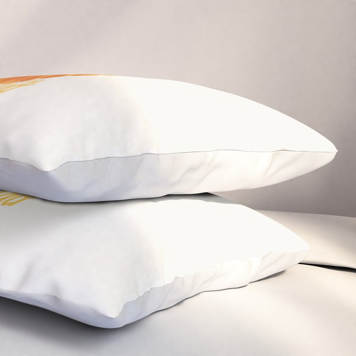 Croissants: Vintage Retro French Brunch Bakery Cafe Art Pillow Sham Gallery Image 3