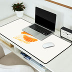 Croissants: Vintage Retro French Brunch Bakery Cafe Art Desk Mat Gallery Image 2