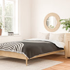 Candy Joyride: Black & White Edition Duvet Cover Gallery Image 2
