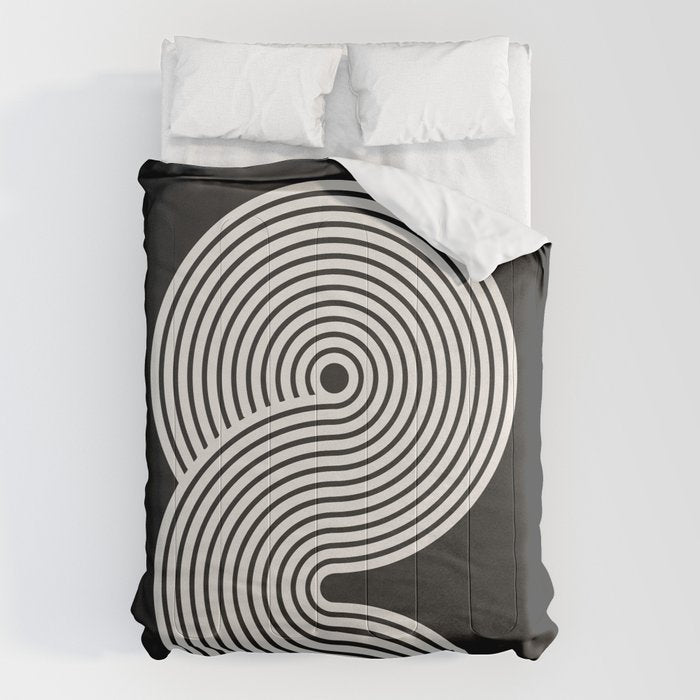 Candy Joyride: Black & White Edition Comforter Gallery Image 6