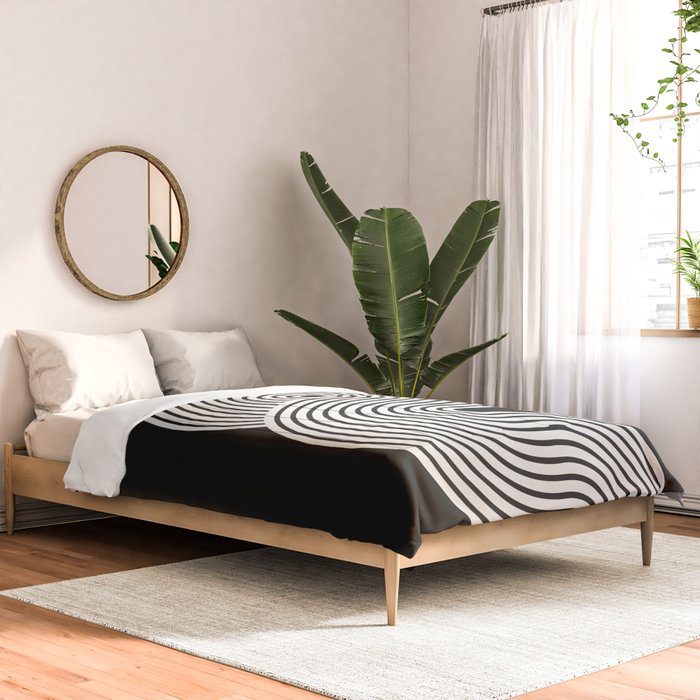 Candy Joyride: Black & White Edition Comforter Gallery Image 2