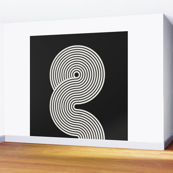 Candy Joyride: Black & White Edition Wall Mural Gallery Image 2