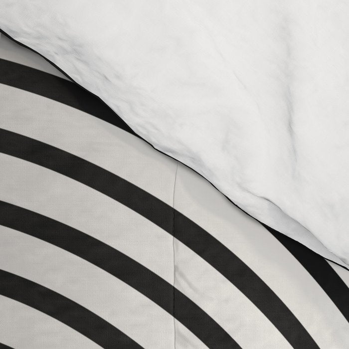 Candy Joyride: Black & White Edition Comforter Gallery Image 4