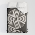 Candy Joyride: Black & White Edition Duvet Cover Gallery Image 6