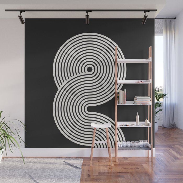 Candy Joyride: Black & White Edition Wall Mural Gallery Image 1