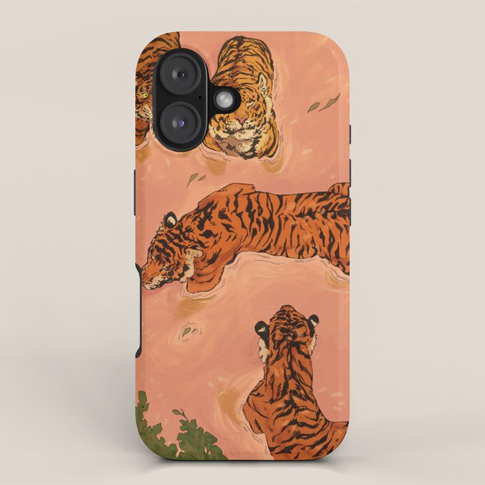 Tiger Beach iPhone Case Gallery Image 1