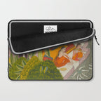 Title Royal Women Feeding Fish Place India Indian Miniature Painting  Laptop Sleeve Gallery Image 2