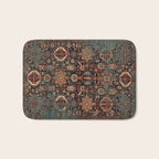 Vintage Traditional Moroccan Rug Bath Mat Gallery Image 1