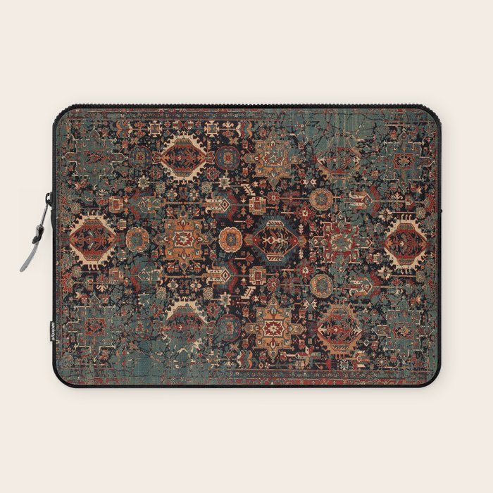 Vintage Traditional Moroccan Rug Laptop Sleeve Gallery Image 1