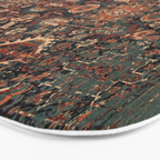Vintage Traditional Moroccan Rug Bath Mat Gallery Image 3