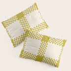 Antique Moss Check Grid Pillow Sham Gallery Image 3