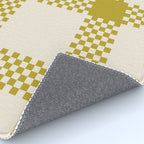 Antique Moss Check Grid Rug Gallery Image 4