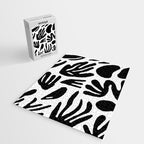 Black and white organic nature art pattern Jigsaw Puzzle Gallery Image 2