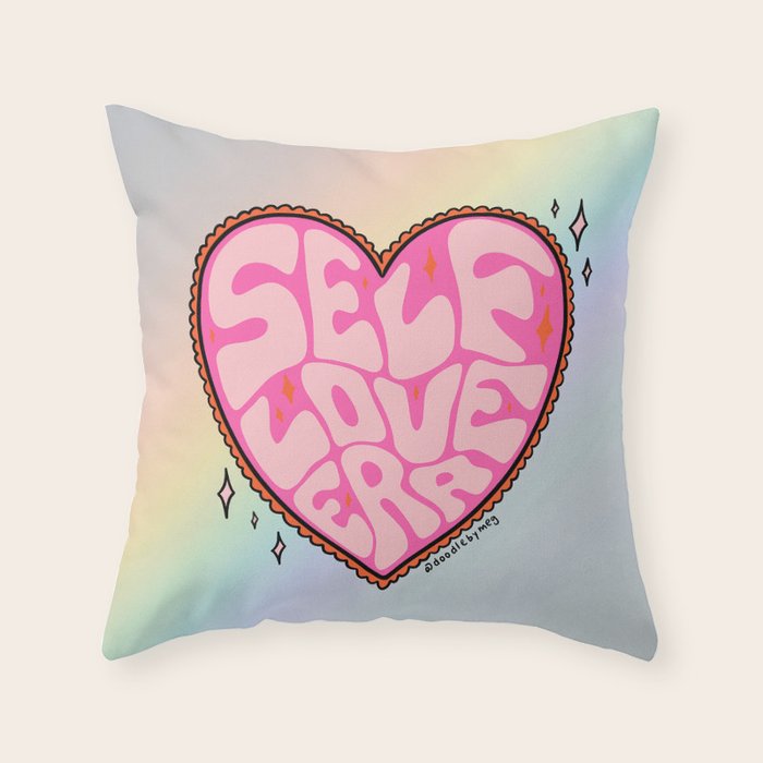 Self Love Era Throw Pillow Gallery Image 1