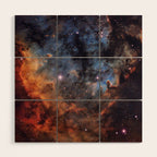 The Devil Nebula Wood Wall Art Gallery Image 1