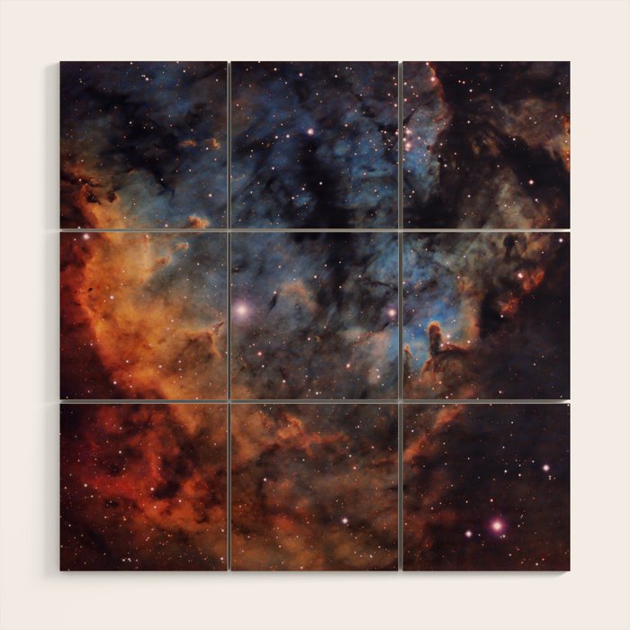 The Devil Nebula Wood Wall Art Gallery Image 1
