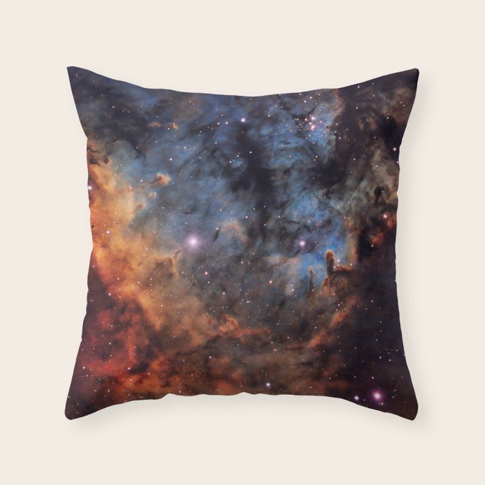The Devil Nebula Throw Pillow Gallery Image 1