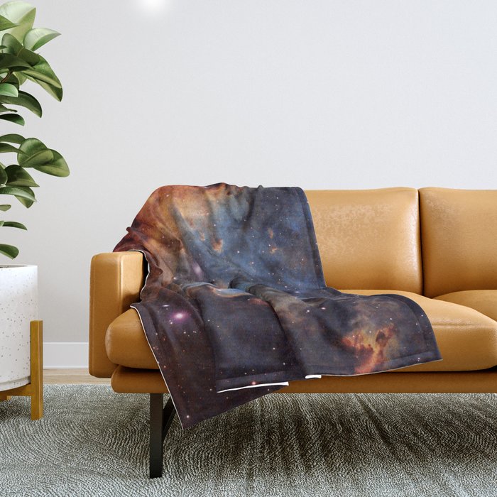 The Devil Nebula Throw Blanket Gallery Image 1