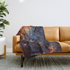 The Devil Nebula Throw Blanket Gallery Image 1