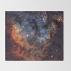 The Devil Nebula Throw Blanket Gallery Image 2