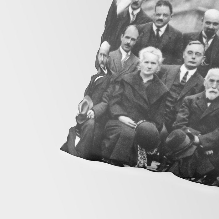 World-Renowned Physicists of 1927 at Solvay Conference Pillow Sham Gallery Image 4