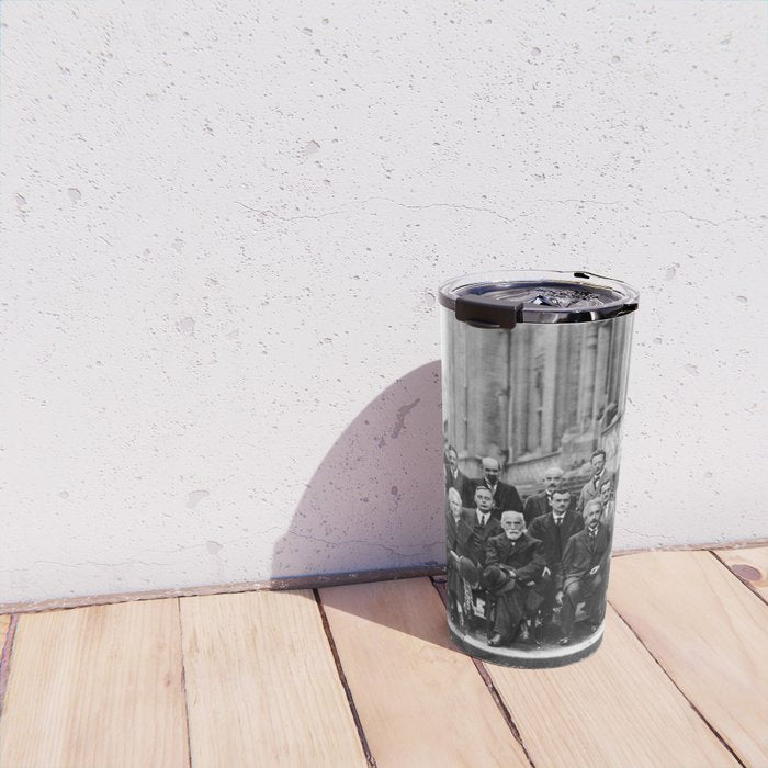 World-Renowned Physicists of 1927 at Solvay Conference Travel Mug Gallery Image 4