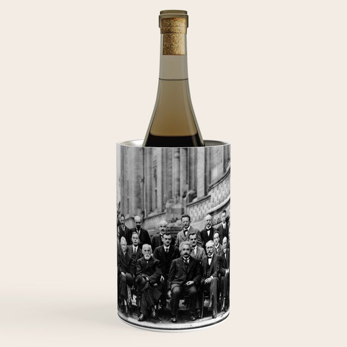 World-Renowned Physicists of 1927 at Solvay Conference Wine Chiller Gallery Image 1