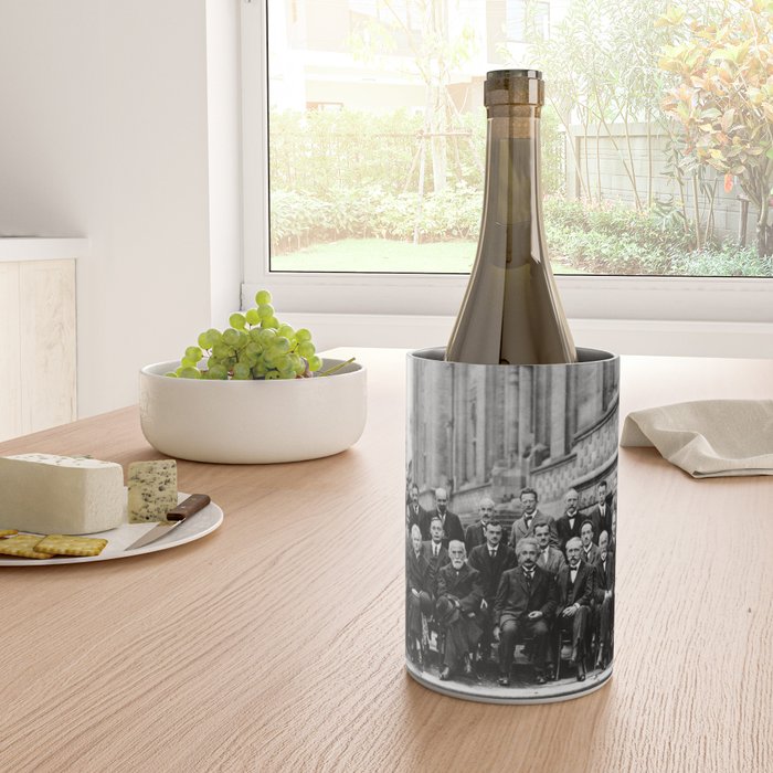 World-Renowned Physicists of 1927 at Solvay Conference Wine Chiller Gallery Image 4