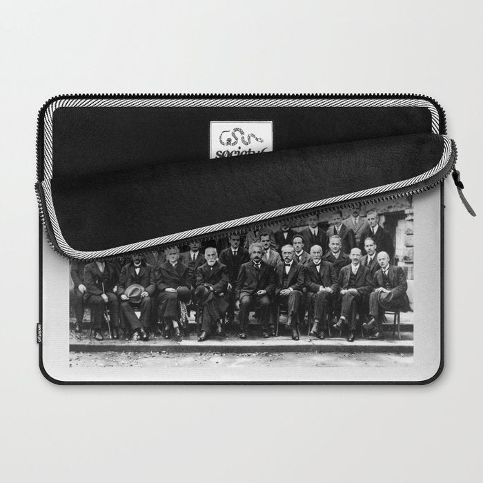 World-Renowned Physicists of 1927 at Solvay Conference Laptop Sleeve Gallery Image 2